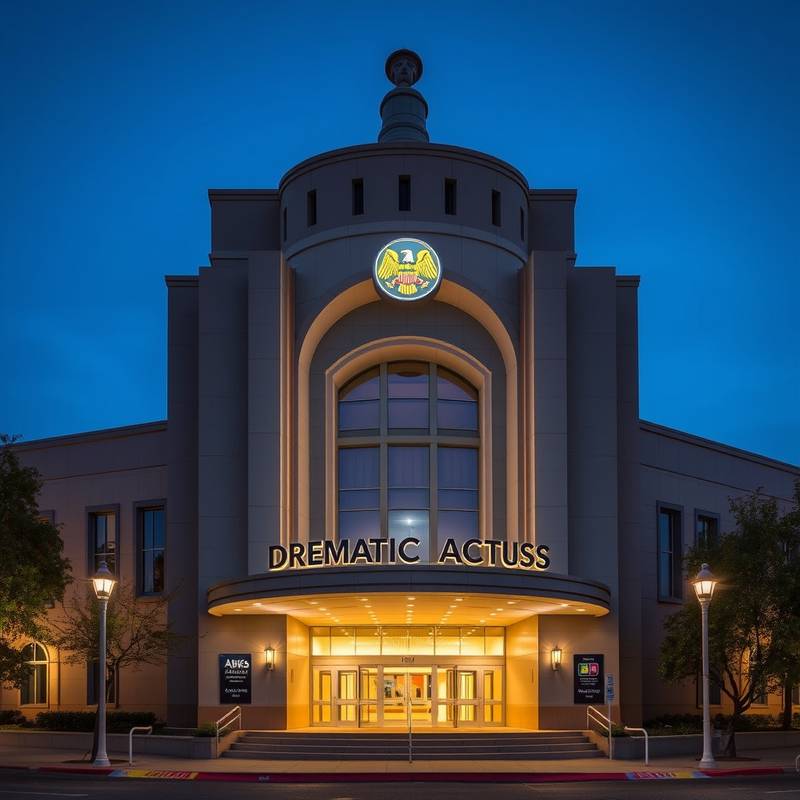 Modern photograph of the Academy of Dramatic Arts building